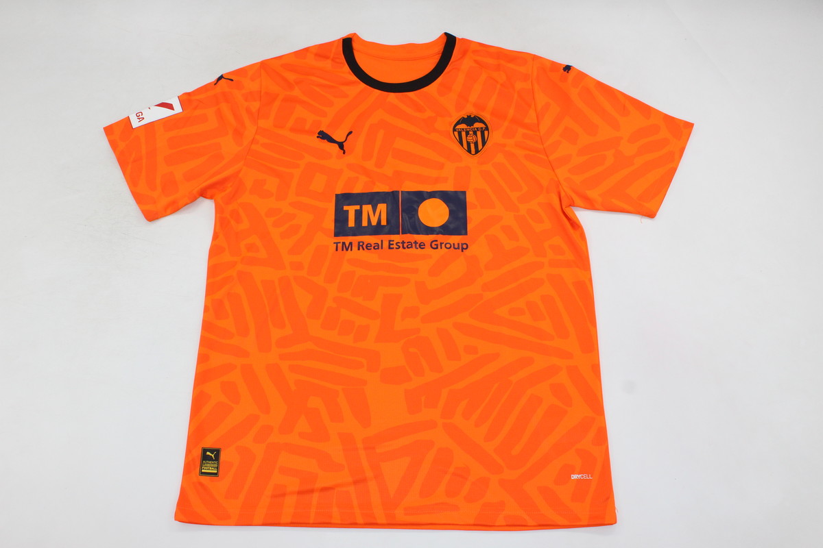AAA Quality Valencia 23/24 Third Orange Soccer Jersey